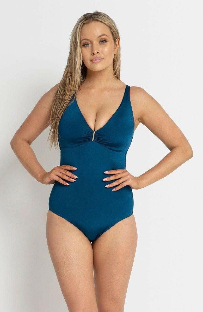 Sunseeker Luxe FG One Piece Blue Swimwear.