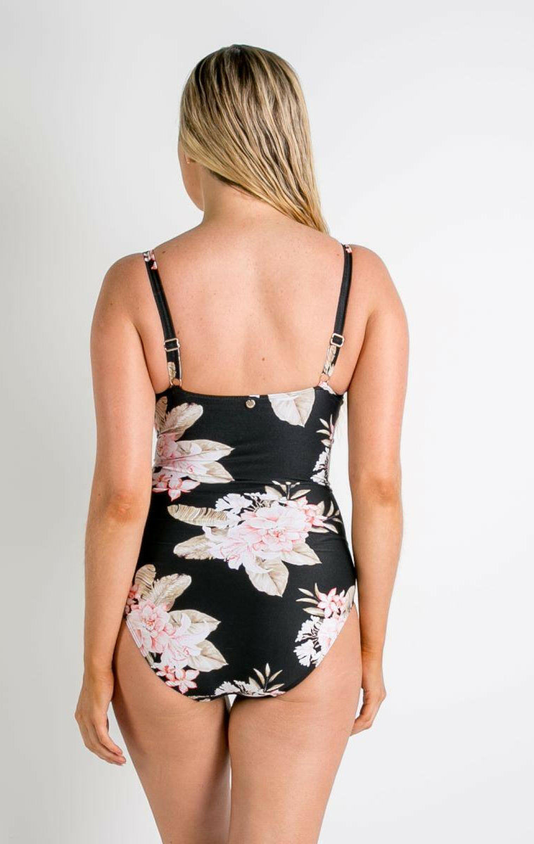 Sunseeker SS51424DDE Albury DD/E Square Neck One Piece Black.