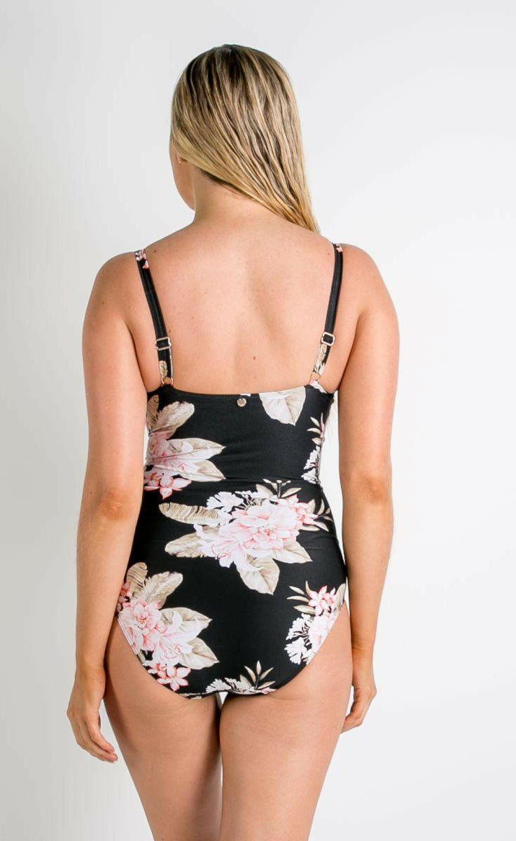 Sunseeker SS51424DDE Albury DD/E Square Neck One Piece Black.