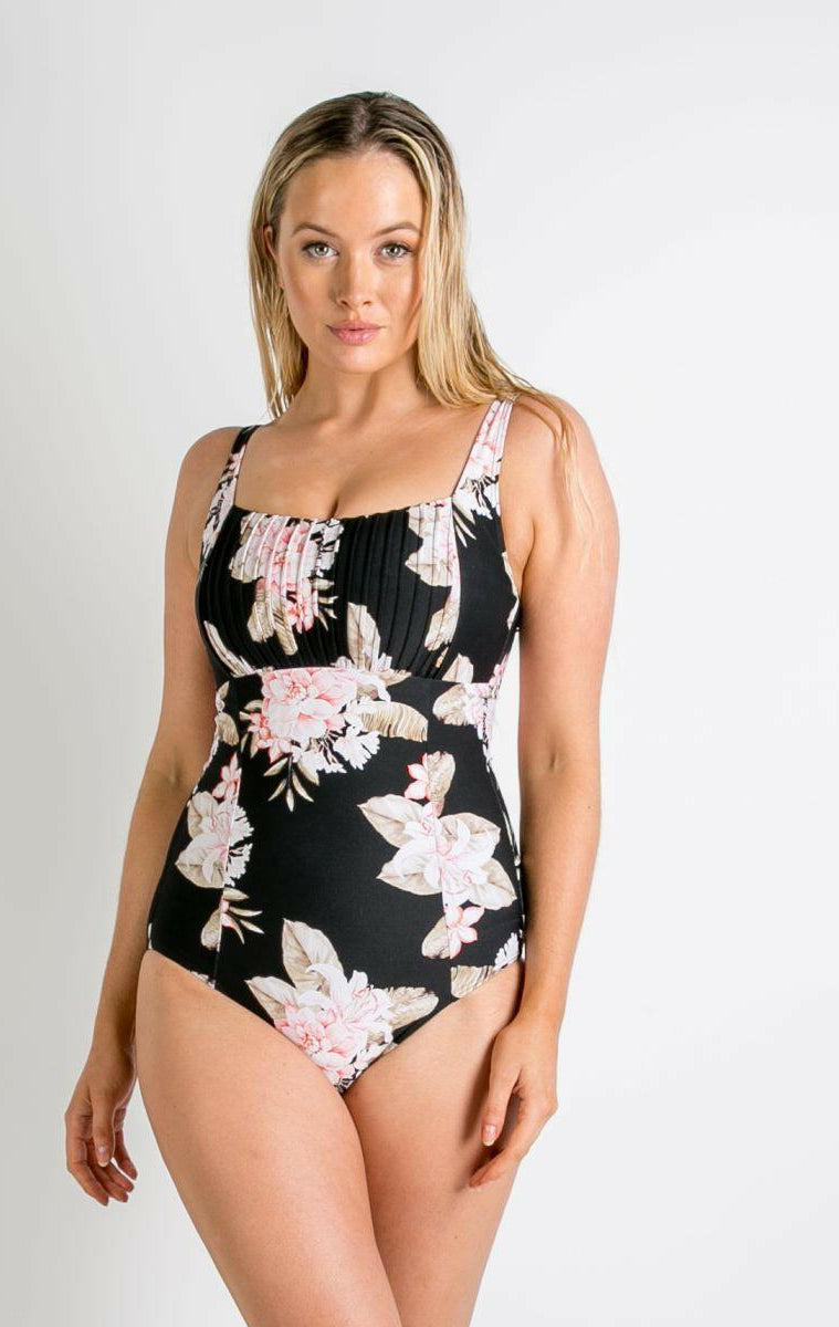 Sunseeker SS51424DDE Albury DD/E Square Neck One Piece Black.