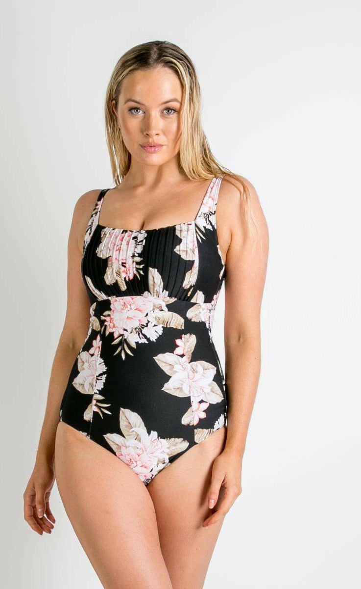 Sunseeker SS51424DDE Albury DD/E Square Neck One Piece Black.