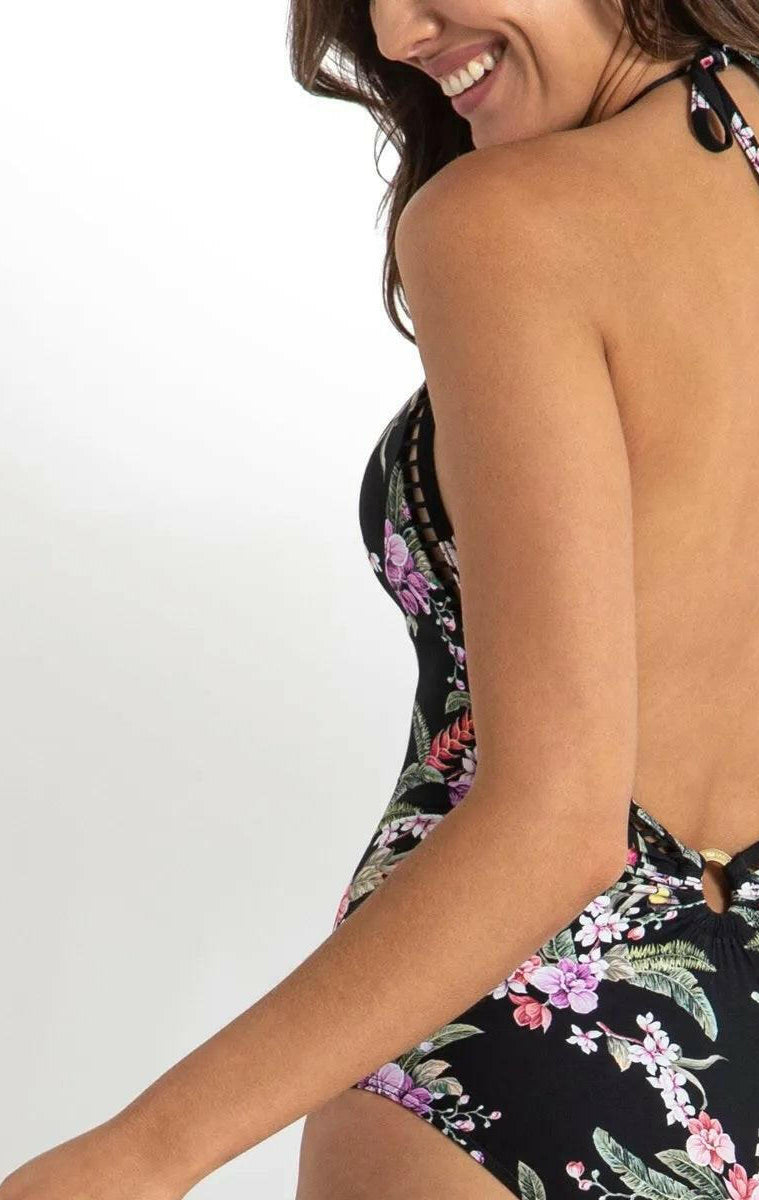 Sunseeker SS51529 Brazil Double Ring One Piece Black.