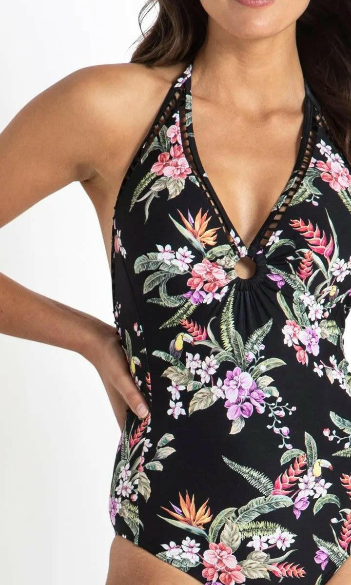 Sunseeker SS51529 Brazil Double Ring One Piece Black.