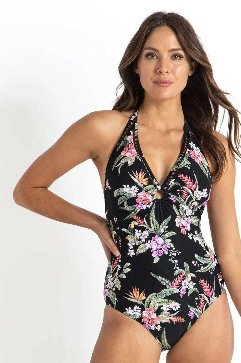 Sunseeker SS51529 Brazil Double Ring One Piece Black.