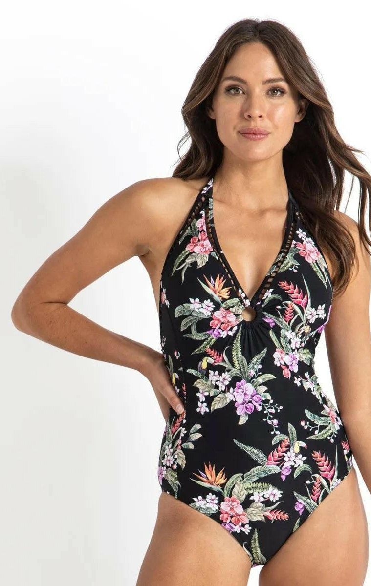 Sunseeker SS51529 Brazil Double Ring One Piece Black.