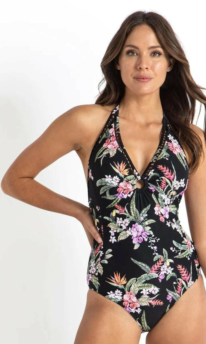 Sunseeker SS51529 Brazil Double Ring One Piece Black.