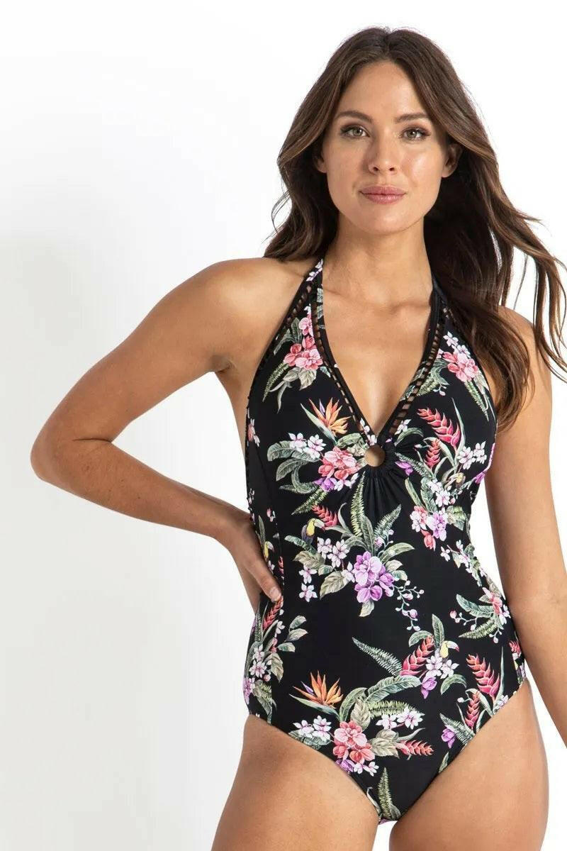 Sunseeker SS51529 Brazil Double Ring One Piece Black.