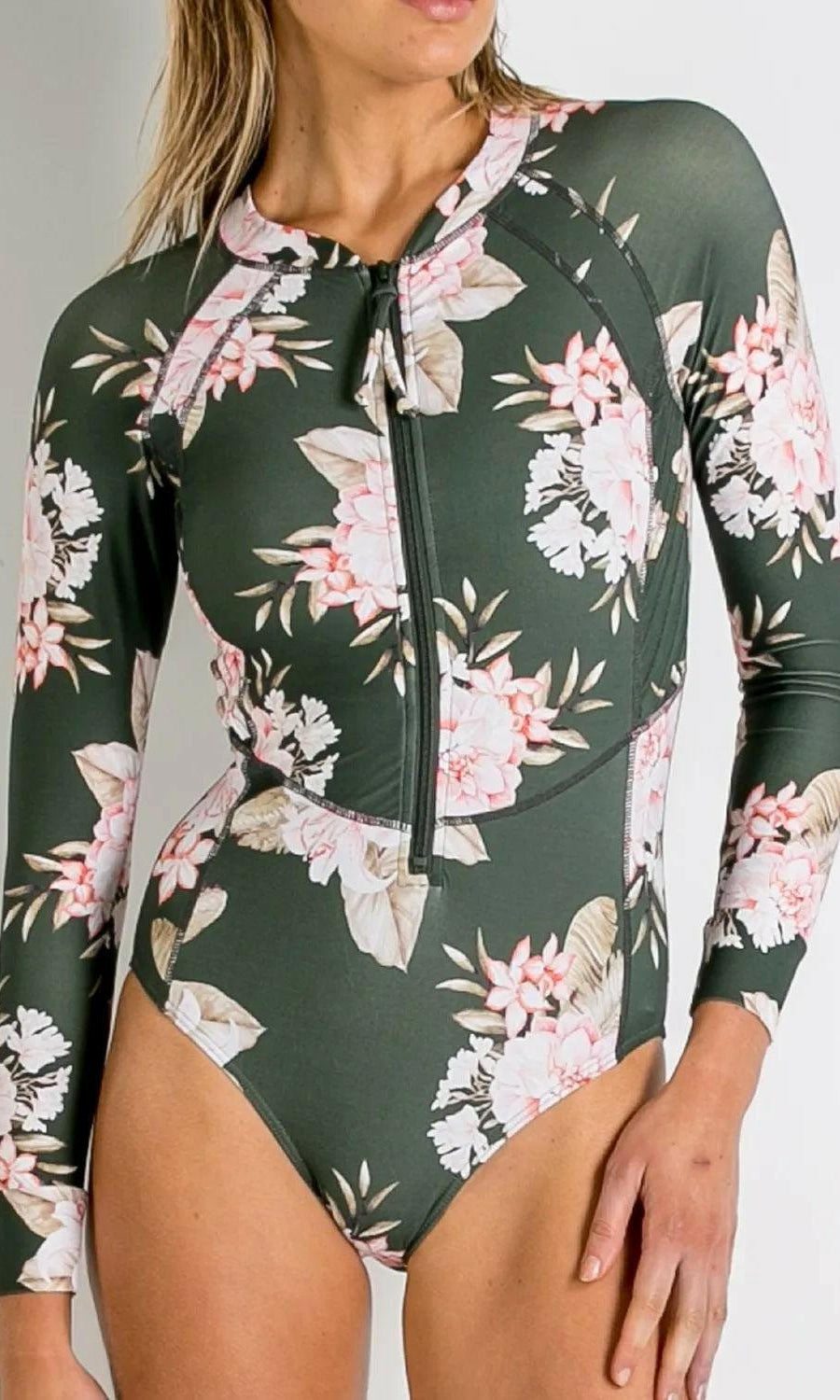 Sunseeker SS91728 Albury Surfer One Piece Surfsuit - Forest.