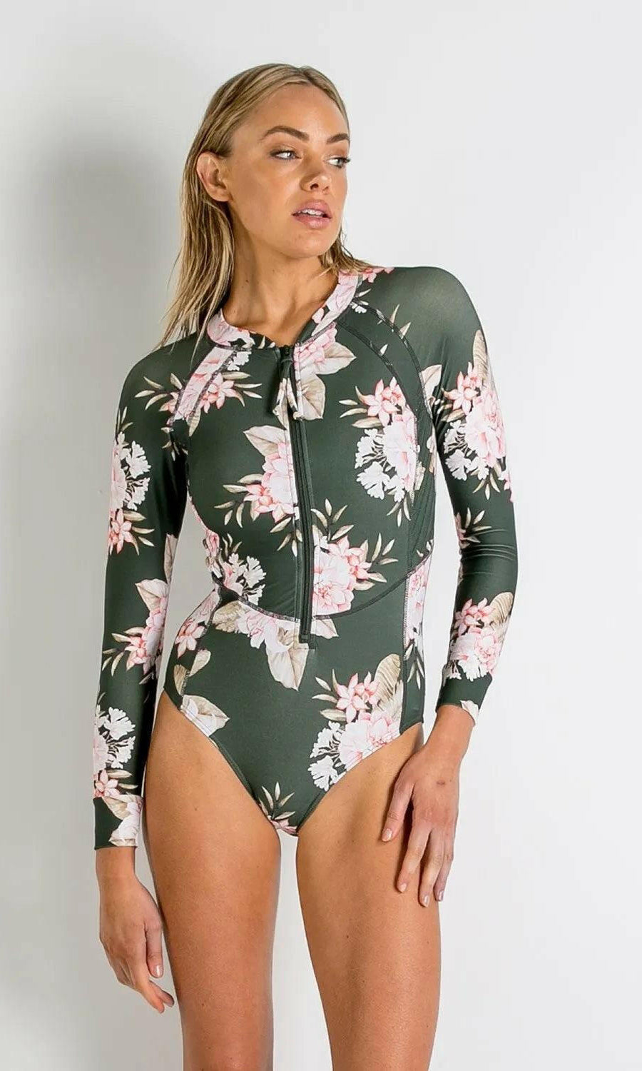 Sunseeker SS91728 Albury Surfer One Piece Surfsuit - Forest.