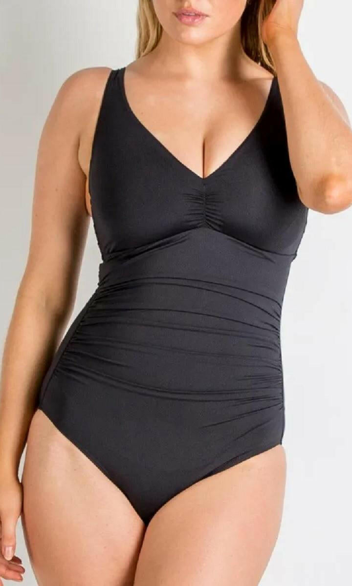 Sunseeker Basic EF Cup One Piece Swimsuit - Black.