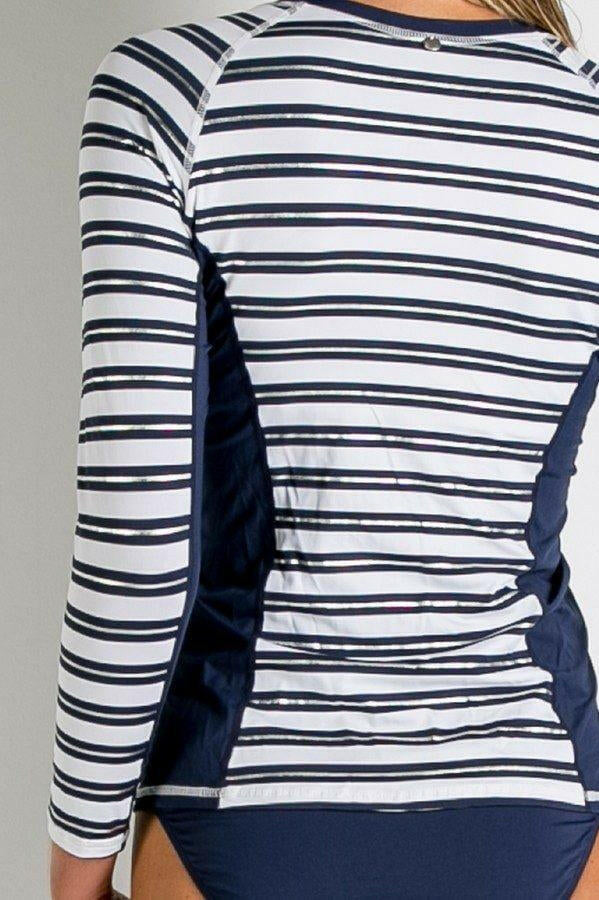 Sunseeker SS91735 Out At Sea Long Sleeve Rashie Ink.