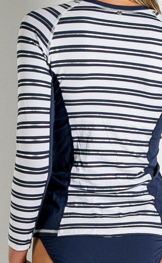 Sunseeker SS91735 Out At Sea Long Sleeve Rashie Ink.