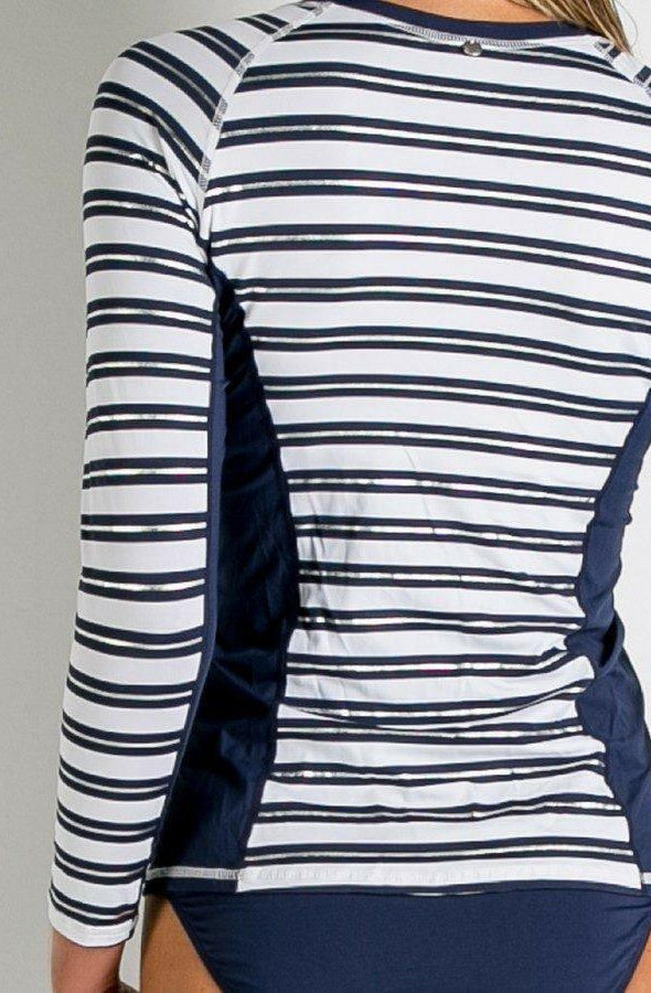 Sunseeker SS91735 Out At Sea Long Sleeve Rashie Ink.