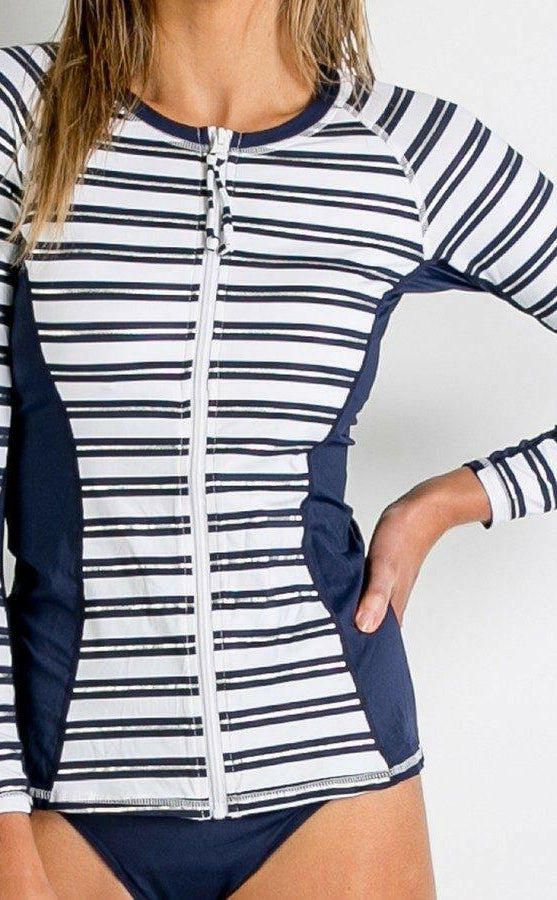 Sunseeker SS91735 Out At Sea Long Sleeve Rashie Ink.