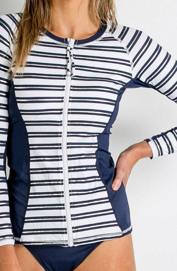 Sunseeker SS91735 Out At Sea Long Sleeve Rashie Ink.