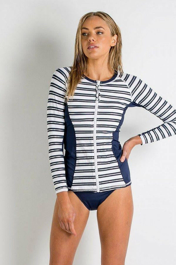 Sunseeker SS91735 Out At Sea Long Sleeve Rashie Ink.