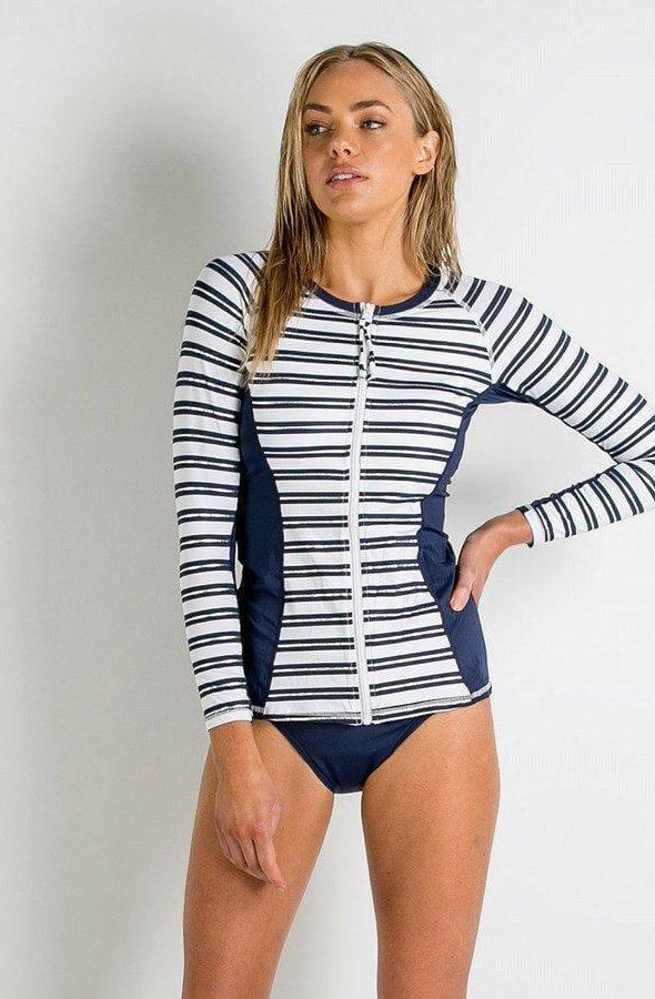 Sunseeker SS91735 Out At Sea Long Sleeve Rashie Ink.