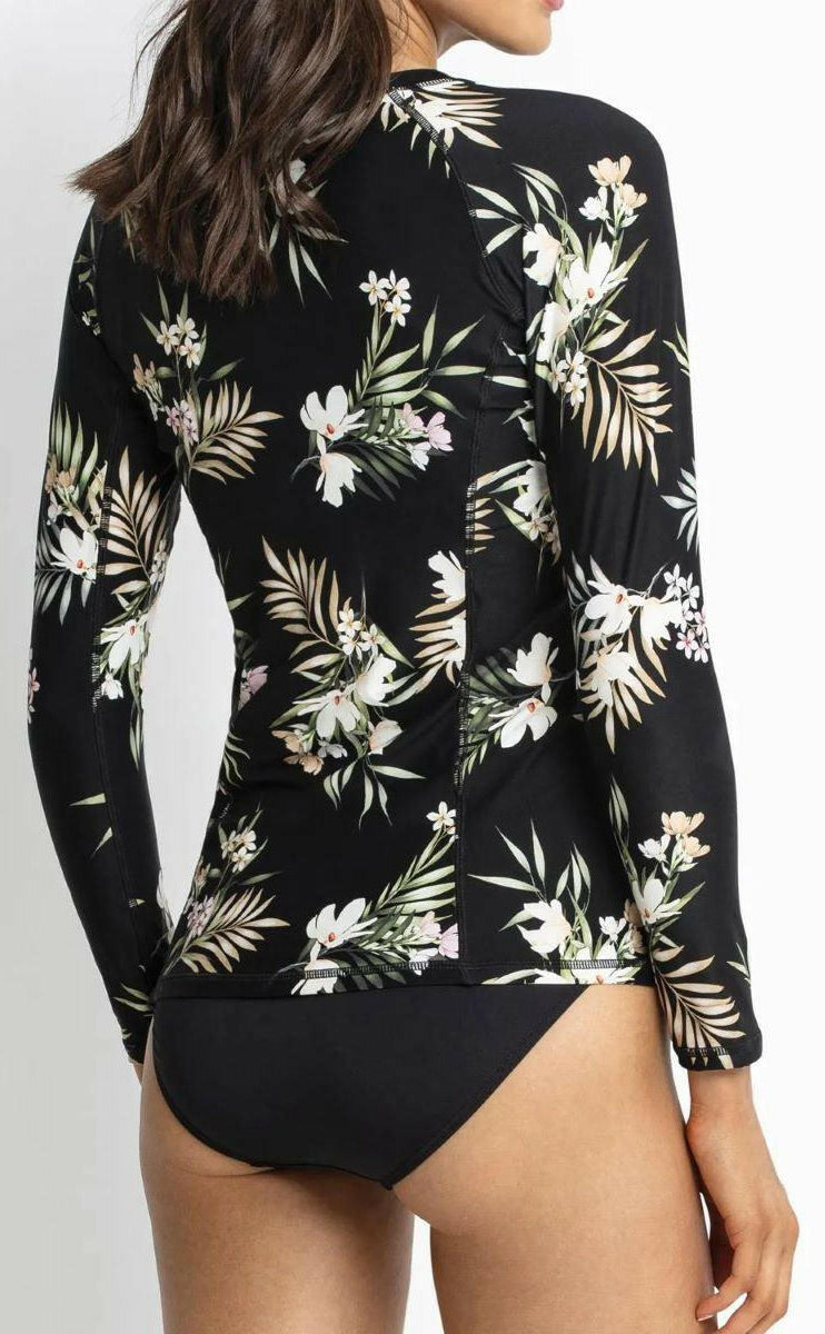 Sunseeker SS91752 Amor Long Sleeve Rashie Vest Black.