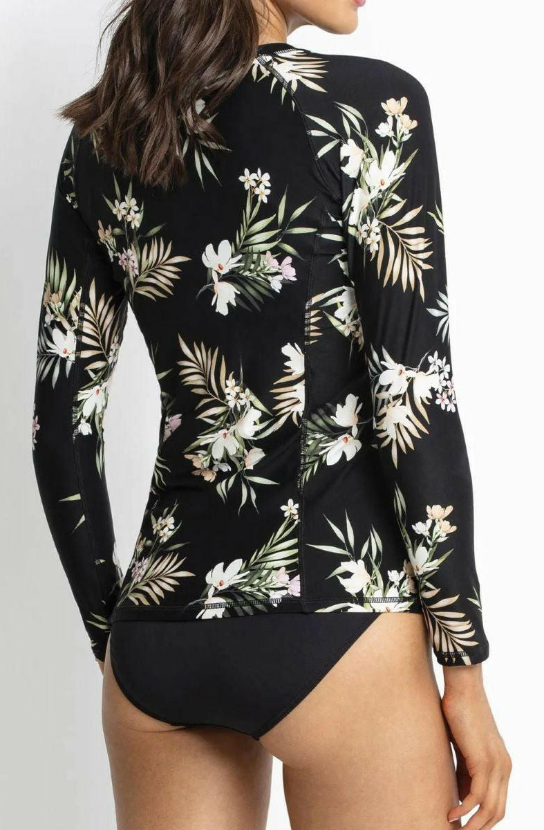 Sunseeker SS91752 Amor Long Sleeve Rashie Vest Black.