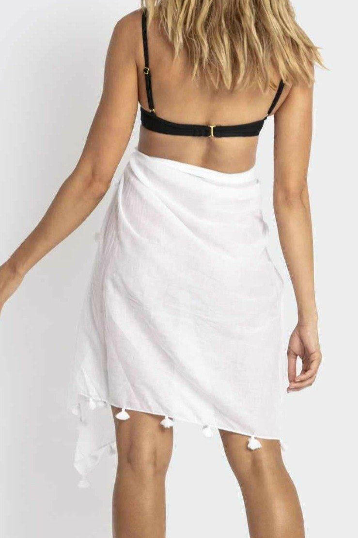 Sunseeker Tassel Wrap Cotton Sarong.