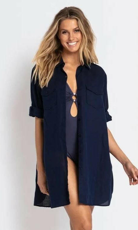 Sunseeker Coast Cotton Button Through Shirt.