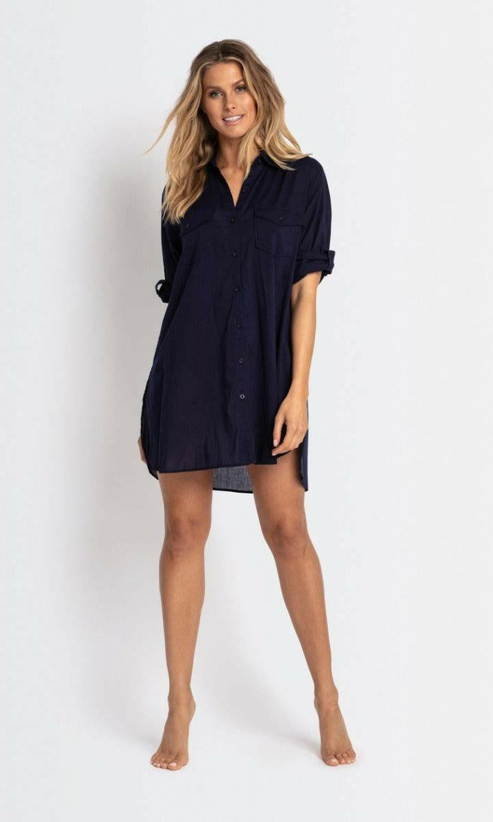 Sunseeker Coast Cotton Button Through Shirt.