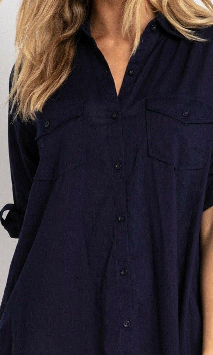 Sunseeker Coast Cotton Button Through Shirt.