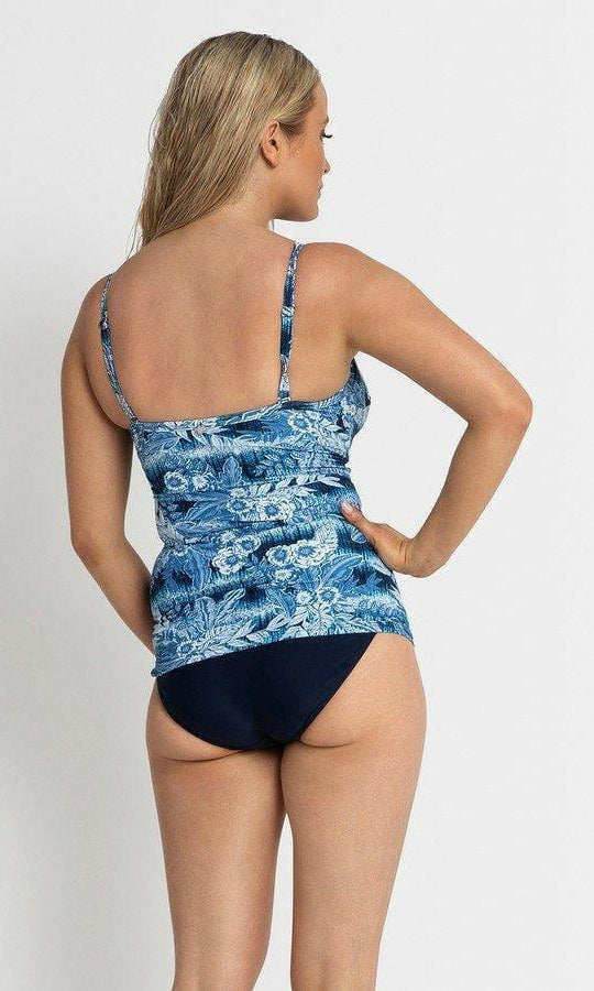 Sunseeker SS12019FG Maldives F/G Bralette Singlet - Blue.