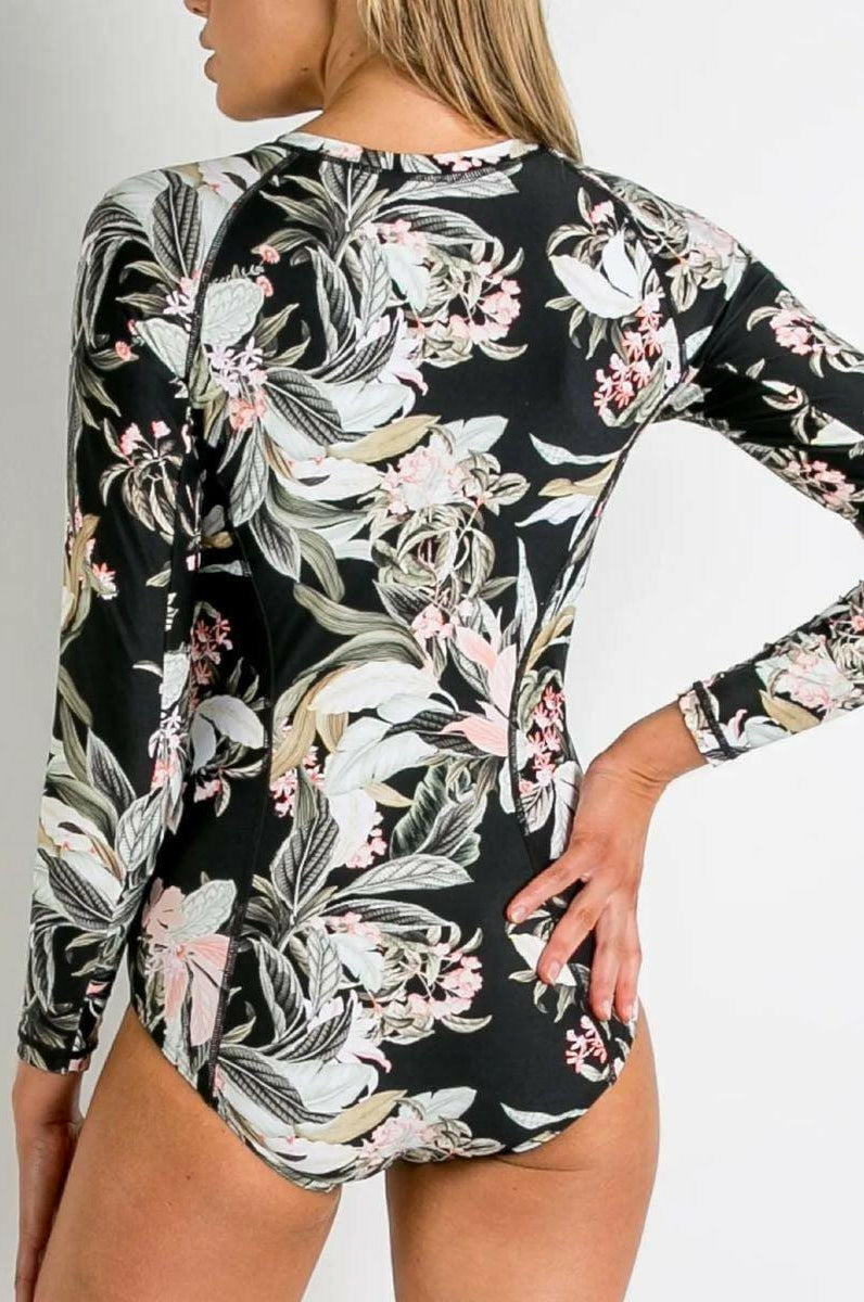 Sunseeker SS91732 La Jungle Seasport Surf Sun Suit One Piece Black.