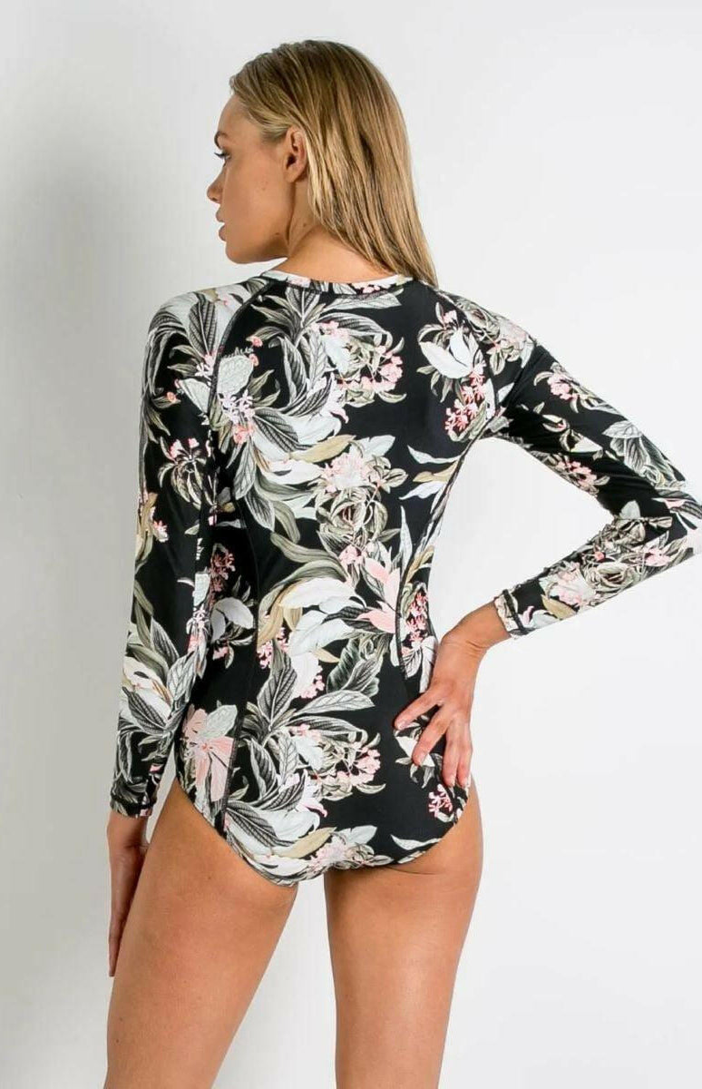 Sunseeker SS91732 La Jungle Seasport Surf Sun Suit One Piece Black.