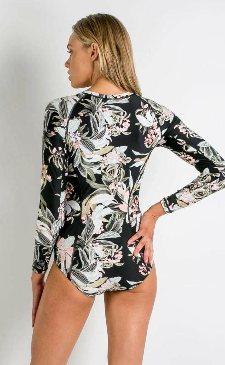 Sunseeker SS91732 La Jungle Seasport Surf Sun Suit One Piece Black.