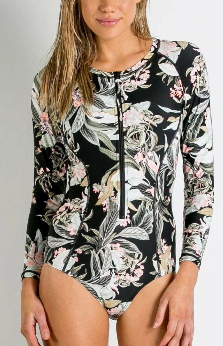 Sunseeker SS91732 La Jungle Seasport Surf Sun Suit One Piece Black.
