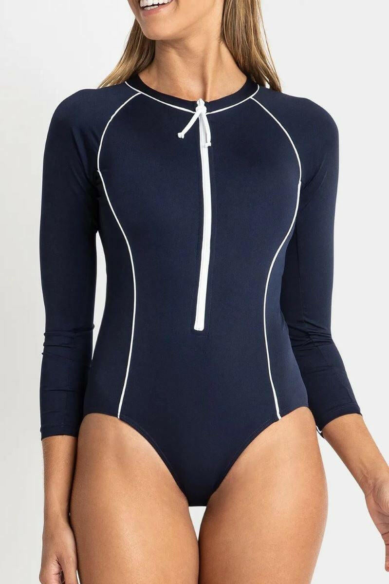 Sunseeker SS91713 Pool Seasport Recycled Sun Protection Long Sleeve Surf Suit.