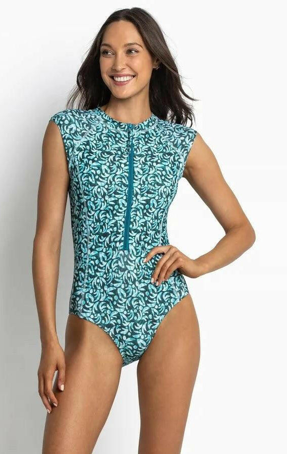 SunseekerZeno Seasport Cap sleeve One Piece Surfsuit.