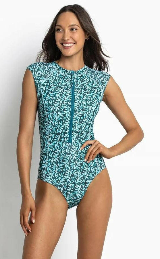 SunseekerZeno Seasport Cap sleeve One Piece Surfsuit.