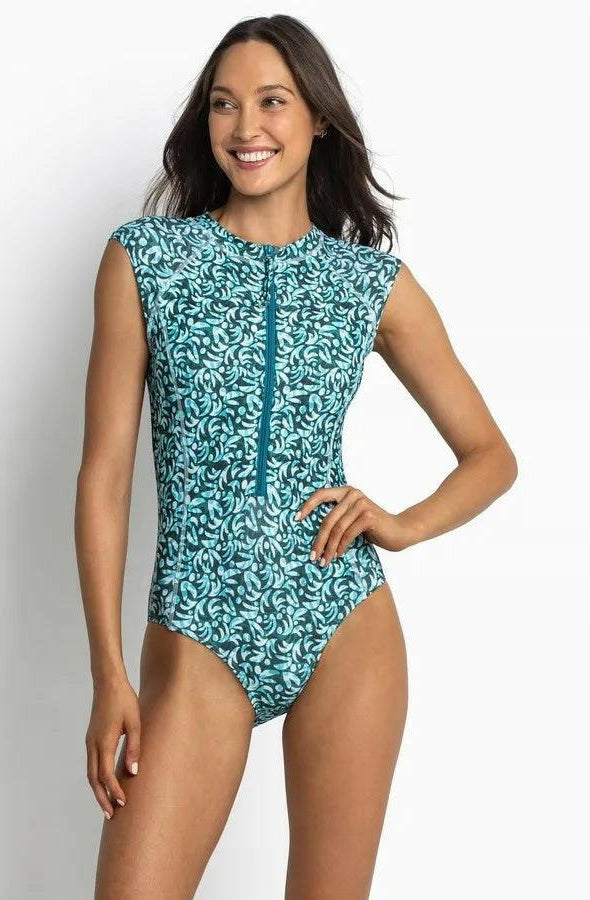 SunseekerZeno Seasport Cap sleeve One Piece Surfsuit.