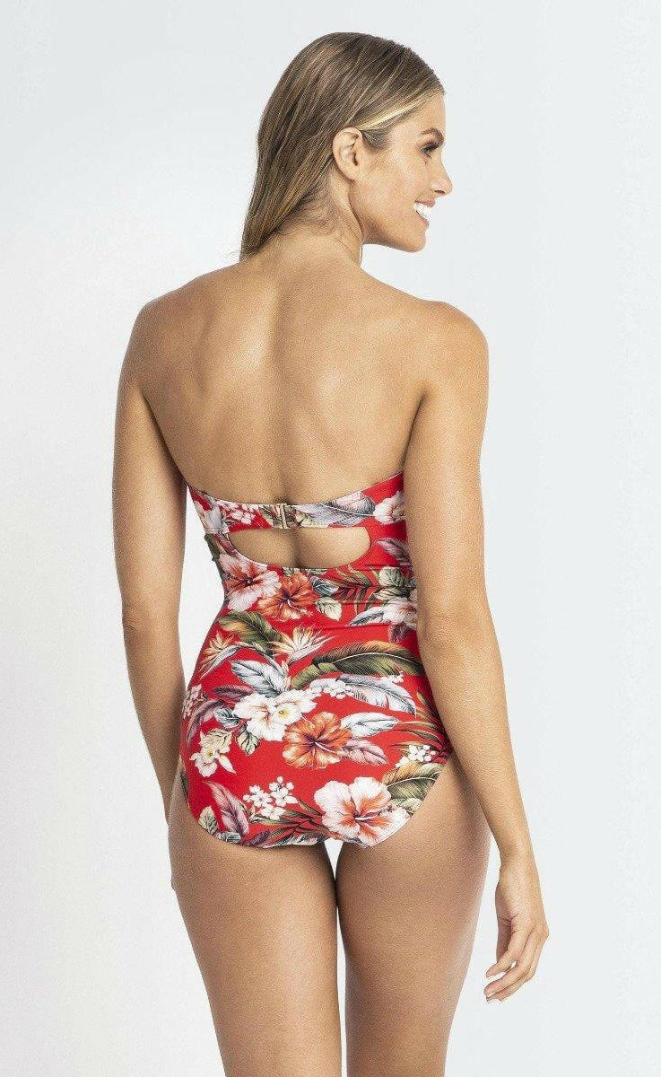 Isla Sunseeker Pintuck Bandeau One Piece.