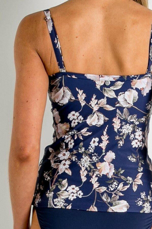 Sunseeker Ariel Twist Front Singlet Ink.