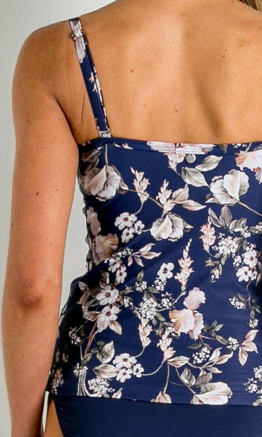 Sunseeker Ariel Twist Front Singlet Ink.