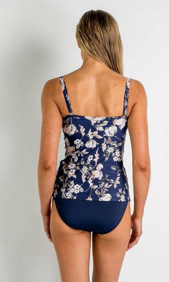 Sunseeker Ariel Twist Front Singlet Ink.