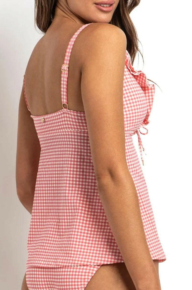 Sunseeker Gidget Frill A-Line Singlet Pink.