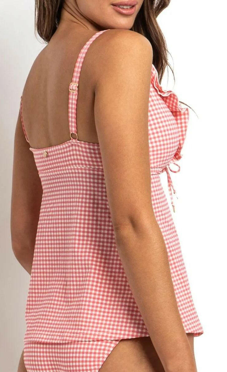 Sunseeker Gidget Frill A-Line Singlet Pink.