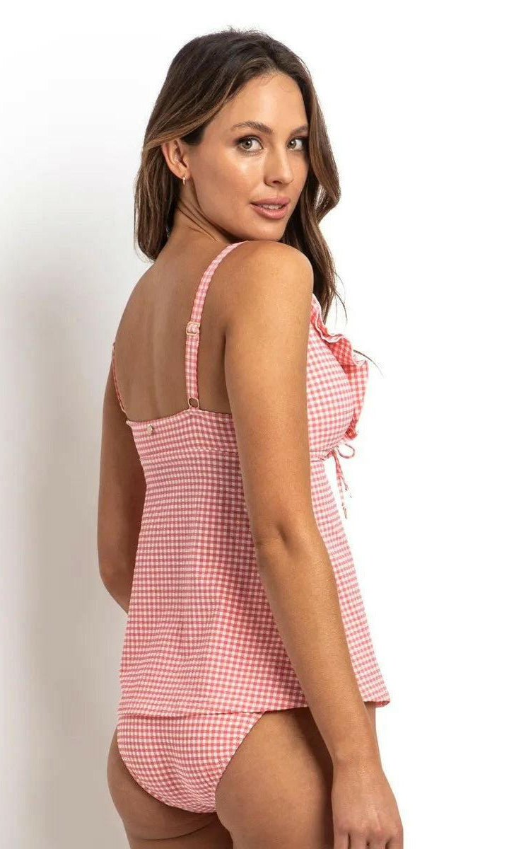 Sunseeker Gidget Frill A-Line Singlet Pink.