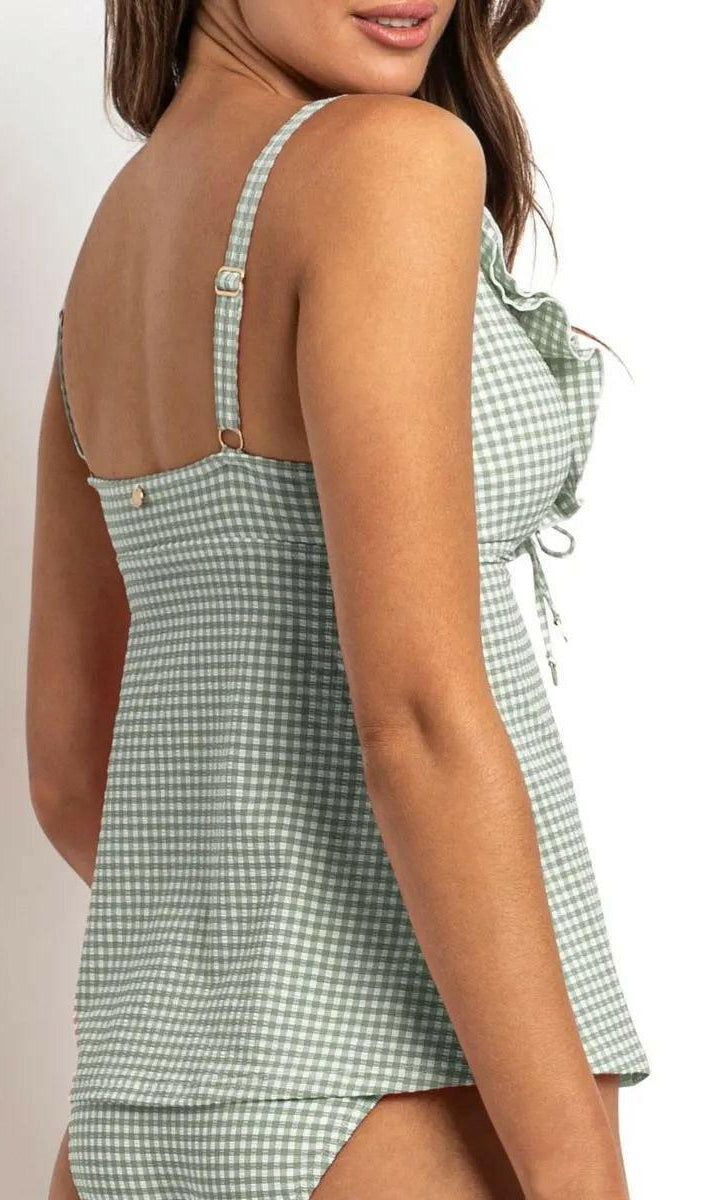 Sunseeker SS12319 Gidget Frill A-Line Singlet Sage.