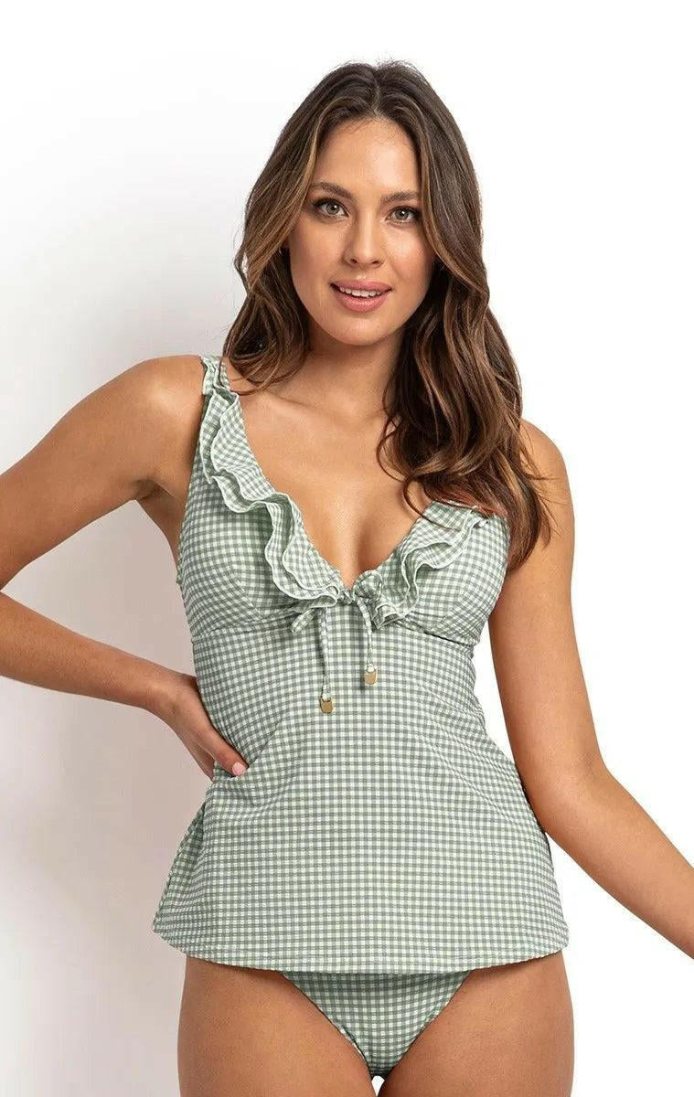 Sunseeker SS12319 Gidget Frill A-Line Singlet Sage.