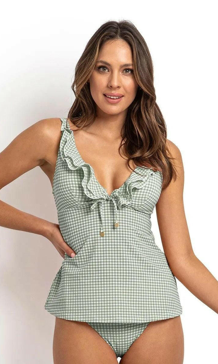 Sunseeker SS12319 Gidget Frill A-Line Singlet Sage.