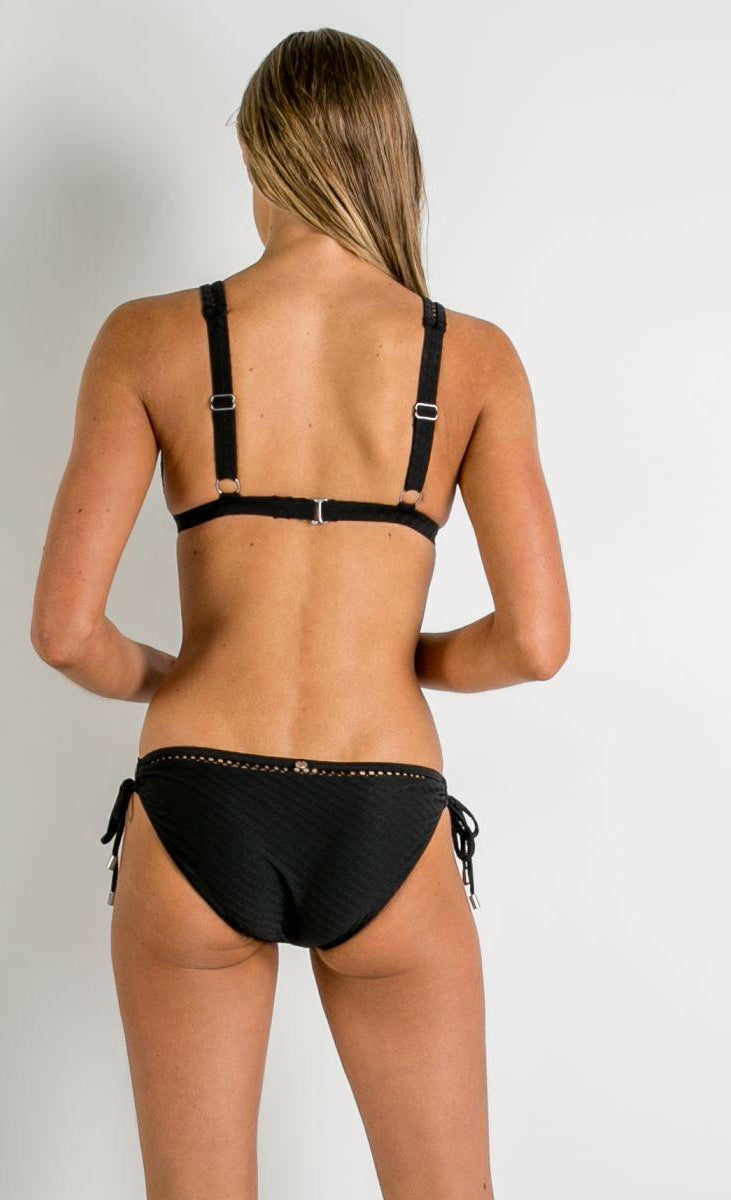Sunseeker SS12164 Nautical High Tri Bralette Black.