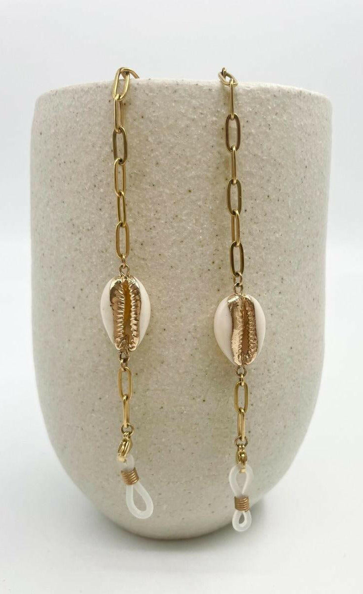 The Sunshine Collective Cowrie Shell Sunnies Chain.
