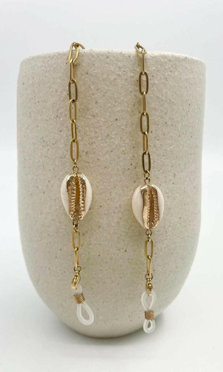 The Sunshine Collective Cowrie Shell Sunnies Chain.