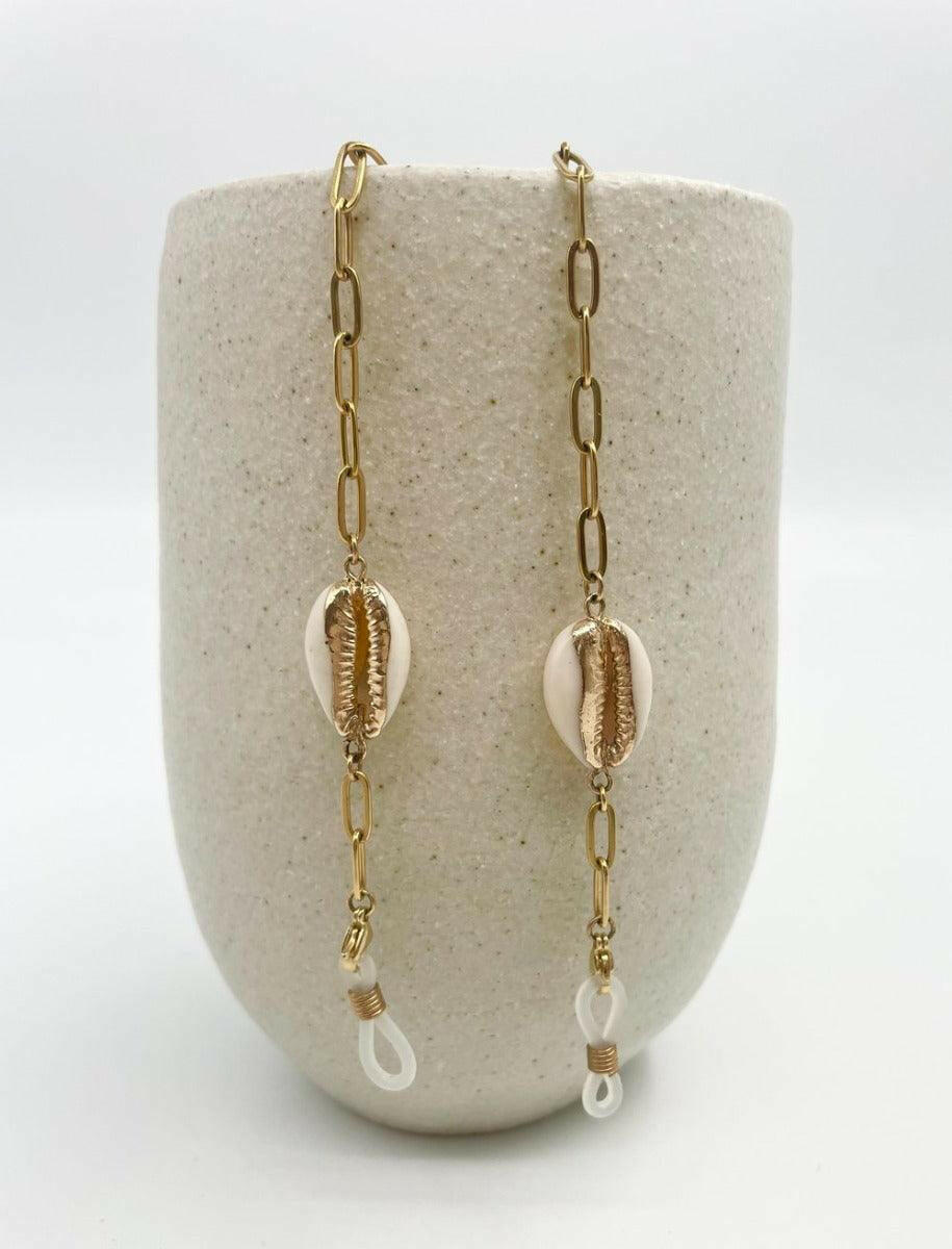 The Sunshine Collective Cowrie Shell Sunnies Chain.